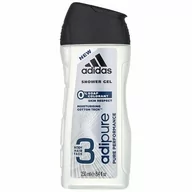 Żele pod prysznic dla mężczyzn - Adidas Adipure 250 ml żel pod prysznic - miniaturka - grafika 1