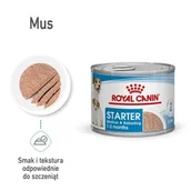 Mokra karma dla psów - ROYAL CANIN Starter Mother & Babydog Mousse 12x195 g - miniaturka - grafika 1
