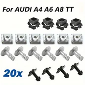 Inne - 20 sztuk okładki silnika pod osłoną klipsów z śrubami dla Audi A4 A6 A8 TT kompatybilne z pojazdami serii niemieckiej Volkswagen Passat B5 - miniaturka - grafika 1