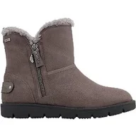 Botki damskie - Tom Tailor Botki zimowe - Damskie - Kolor: Grey - Rozmiar: 37 - miniaturka - grafika 1