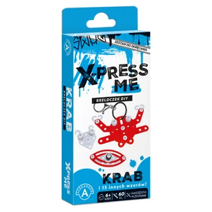 X-Press Me. Brelok DIY. Krab - Zabawki kreatywne - miniaturka - grafika 1