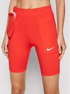 Spodenki rowerowe - Nike Szorty rowerowe Sportswear Tech Pack CU5785 Czerwony Slim Fit - grafika 1