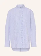 Bluzki damskie - Tommy Hilfiger Bluzka Z Falbankami blau - miniaturka - grafika 1