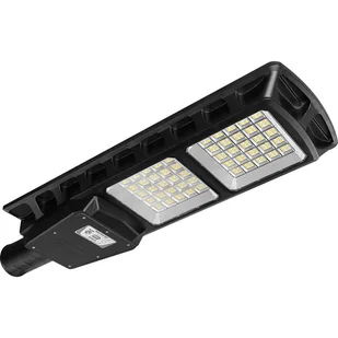Lampa LED solarna uliczna aluminiowa 200W 3CCT IP65 4500lm PIR pilot czarna MasterLED - Lampy ogrodowe Lampa LED solarna uliczna aluminiowa 200W 3CCT IP65 4500lm PIR pilot czarna MasterLED - Lampy ogrodowe - miniaturka - grafika 1