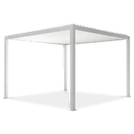 Kratki i pergole - Pergola ogrodowa tarasowa 3x3 Premium White - Gutroof - miniaturka - grafika 1