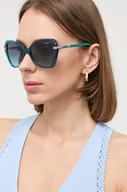 Okulary przeciwsłoneczne - VOGUE okulary przeciwsłoneczne damskie kolor niebieski - Vogue - miniaturka - grafika 1