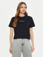 Koszulki i topy damskie - Guess Jeans T-Shirt W5RI42 K8HM0 Niebieski Regular Fit - miniaturka - grafika 1