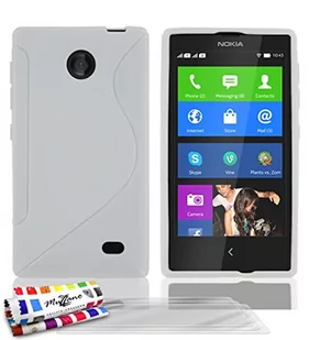Nokia Ultraflache weiche Schutzhülle X [Le S Premium] [Weiss] von MUZZANO + 3 Display-Schutzfolien UltraClear + STIFT und MICROFASERTUCH MUZZANO GRATIS - Das ULTIMATIVE, ELEGANTE UND LANGLEBIGE Schut - Etui i futerały do telefonów - miniaturka - grafika 1