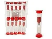 Szkolne artykuły papiernicze - Adar Klepsydra 3 minuty (10szt) Mix - miniaturka - grafika 1