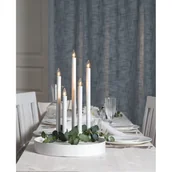 Oświetlenie świąteczne - Biały świąteczny świecznik LED Star Trading Deco, wys. 46 cm - miniaturka - grafika 1