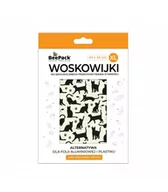 Folia, papier śniadaniowy, serwetki - Woskowijka do przechowywania żywności, CZARNY KOT, rozmiar XL (44x44cm), BeePack - miniaturka - grafika 1