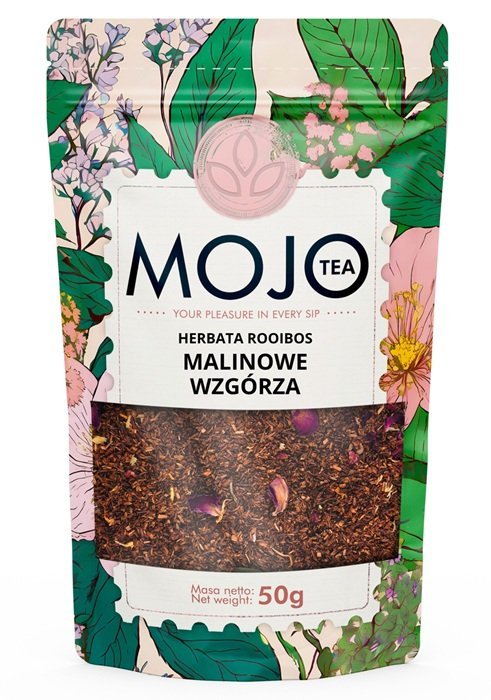 Mojo Tea Herbata rooibos Malinowe Wzgórza 50g