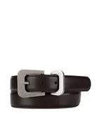 Paski - Gino Rossi Pasek Damski BLYL24006-2 Brązowy - miniaturka - grafika 1