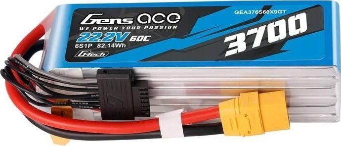 ML Akumulator Lipo Gens Ace G-Tech 3700mAh 22.2V 60C 6S1P XT90