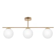 Lampy sufitowe - Estetyczna lampa sufitowa z białymi kloszami K-5422 z serii REA - miniaturka - grafika 1