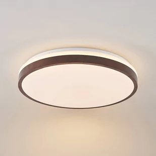 Lindby Faustina lampa sufitowa LED, brązowa - Lampy sufitowe - miniaturka - grafika 3
