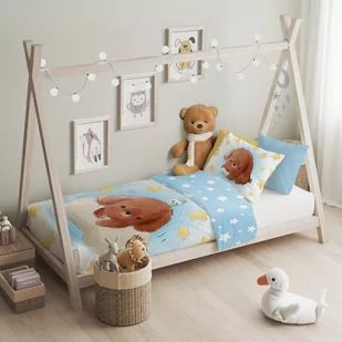 Pościel 100 x 135 Bawełna Dziecięca Przytulaki 014 - Pościel dla dzieci - miniaturka - grafika 3