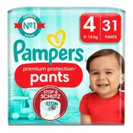 Pieluchy - Pieluszki Pampers Premium Care Rozmiar 4 31 szt. 9-15 kg - miniaturka - grafika 1