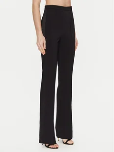 Elisabetta Franchi Spodnie materiałowe PA-082-51E2-V320 Czarny Regular Fit - Spodnie damskie - miniaturka - grafika 1
