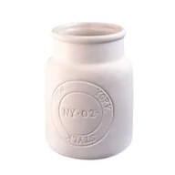 Kubki na szczoteczki do zębów - Kubek kosmetyczny New York biały - miniaturka - grafika 1