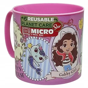 Koci Domek Gabi Plastikowy kubek z uchwytem do napojów dla dzieci 265 ml - Kubki dla dzieci - miniaturka - grafika 1