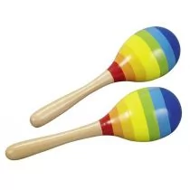 Gollnest&Kiesel Goki Kolorowe marakasy 2 szt - Instrumenty muzyczne dla dzieci - miniaturka - grafika 1