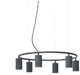 Pholc - Donna Circle 60 Lampa Wisząca Black Ink Pholc - Lampy sufitowe - miniaturka - grafika 1