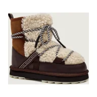 Śniegowce damskie - EMU Australia Śniegowce Blurred Teddy shearling skóra - miniaturka - grafika 1
