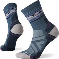 Skarpety termoaktywne - Smartwool W'S Performance Hike Light Cushion Ethno Graphic Mid Crew, D17, L - miniaturka - grafika 1