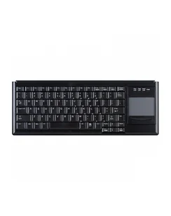 cherry INDUSTRY 4.0 COMPACT ULTRAFLAT/TOUCHPAD KEYBOARD USB BLACK - Klawiatury - miniaturka - grafika 1