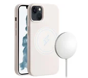 Etui i futerały do telefonów - Vivanco Mag Hype do iPhone 14 (piaskowy) - miniaturka - grafika 1