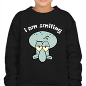 Bluzy dla dziewczynek - Bluza Dziecięca Czarna SKALMAR SPONGEBOB Bajka Kreskówka Rozm 152 cm Wzory - miniaturka - grafika 1