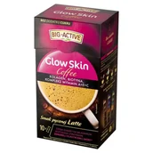 Cappuccino i kawy smakowe - Big-Active Glow Skin Coffee Rozpuszczalny napój kawowy o smaku latte 100 g (10 x 10 g) - miniaturka - grafika 1