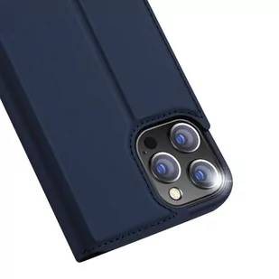Dux Ducis Skin Pro kabura etui pokrowiec z klapką iPhone 13 Pro niebieski - Etui i futerały do telefonów - miniaturka - grafika 3