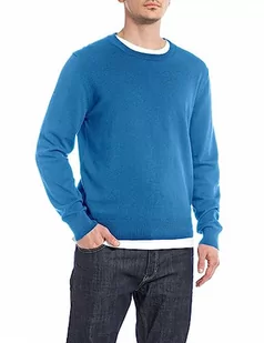 Replay Sweter męski, 180 Neon Sky, XXL - Swetry męskie - miniaturka - grafika 1