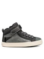 Buty dla dziewczynek - Geox Sneakersy J Kalispera J944GM 0NFGN C1048 D Szary - miniaturka - grafika 1