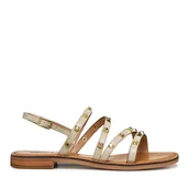 Sandały damskie - Sandały Geox D Maddalusiac D65YMH 0001J C1122 Kremowy - miniaturka - grafika 1