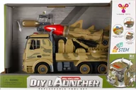 Samochody i pojazdy dla dzieci - Auto do skręcania wojskowe dźwięk/światło MEGA CREATIVE 502170 - miniaturka - grafika 1