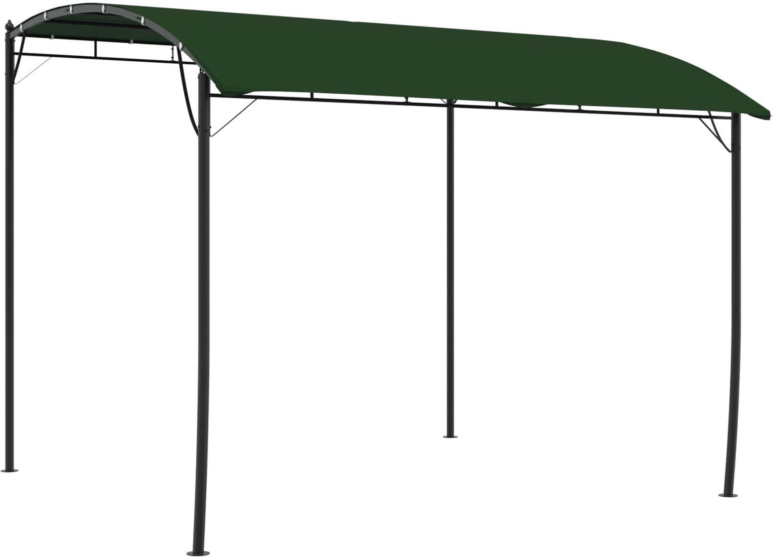 vidaXL Altana 3 x 3 x 2,55 m zielony Tkanina i aluminium 180