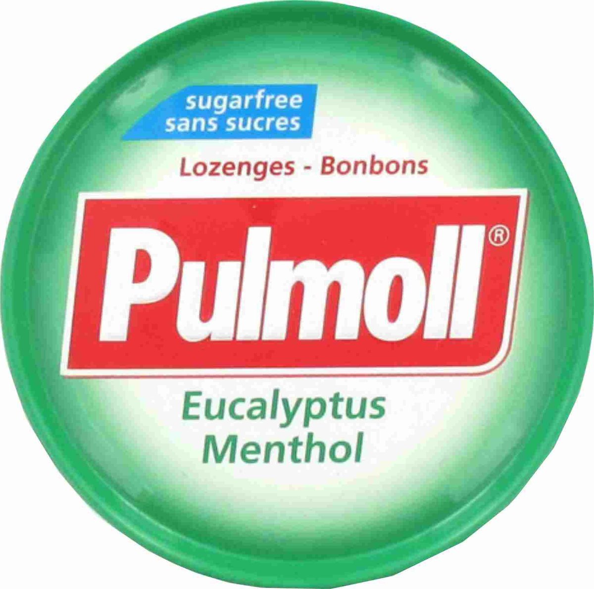 PULMOLL Cukierki Eukalipus Mentol 45g BEZ CUKRU