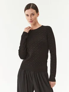 Boss Sweter Furkina 50493923 Czarny Regular Fit - Swetry damskie - miniaturka - grafika 1