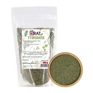 Tymianek liść 100g Wysoka JAKOŚĆ Produkt NATURALNY - Przyprawy i zioła sypkie - miniaturka - grafika 1