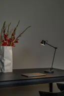 Lampy stojące - Lucide MILNE 44616/06/30 lampa stołowa czarna LED 8W na łamanym ramieniu - miniaturka - grafika 1