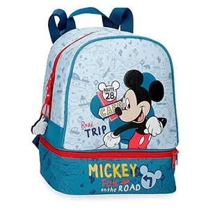 Disney Mickey Road Trip Plecak Niebieski 23x28x13 cms Poliester 8.37L, niebieski, Mochila porta merienda, Plecak na przekąskę - Plecaki - miniaturka - grafika 1