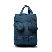 Plecaki - Plecak LEGO Brick 2x2 Backpack 20205-0140 Earth Blue - miniaturka - grafika 1