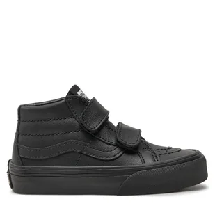 Sneakersy Vans Sk8-Mid Resissue VN000CYBHF91 Czarny - Buty dla chłopców - miniaturka - grafika 1