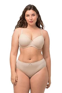 Ulla Popken Damski T-shirt Larissa, miękki biustonosz, bezszwowy, nude, 110C - Biustonosze - miniaturka - grafika 1