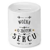 Skarbonki - Dla Woźnej Skarbonka na Urodziny Na Prezent z Nadrukiem ze Zdjęciem + Opakowanie na prezent (wzór 02) - miniaturka - grafika 1