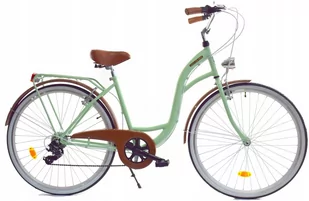Dallas Bike City 7spd 28 cali Damski Jasnozielono-brązowy - Rowery - miniaturka - grafika 1