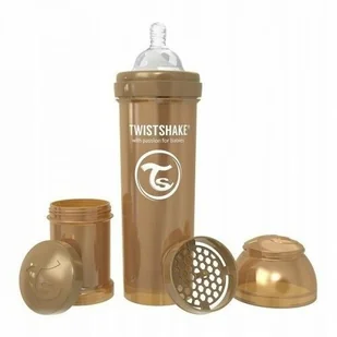 Twistshake butelka antykolkowa 330ml miedziana - Butelki dla niemowląt - miniaturka - grafika 1